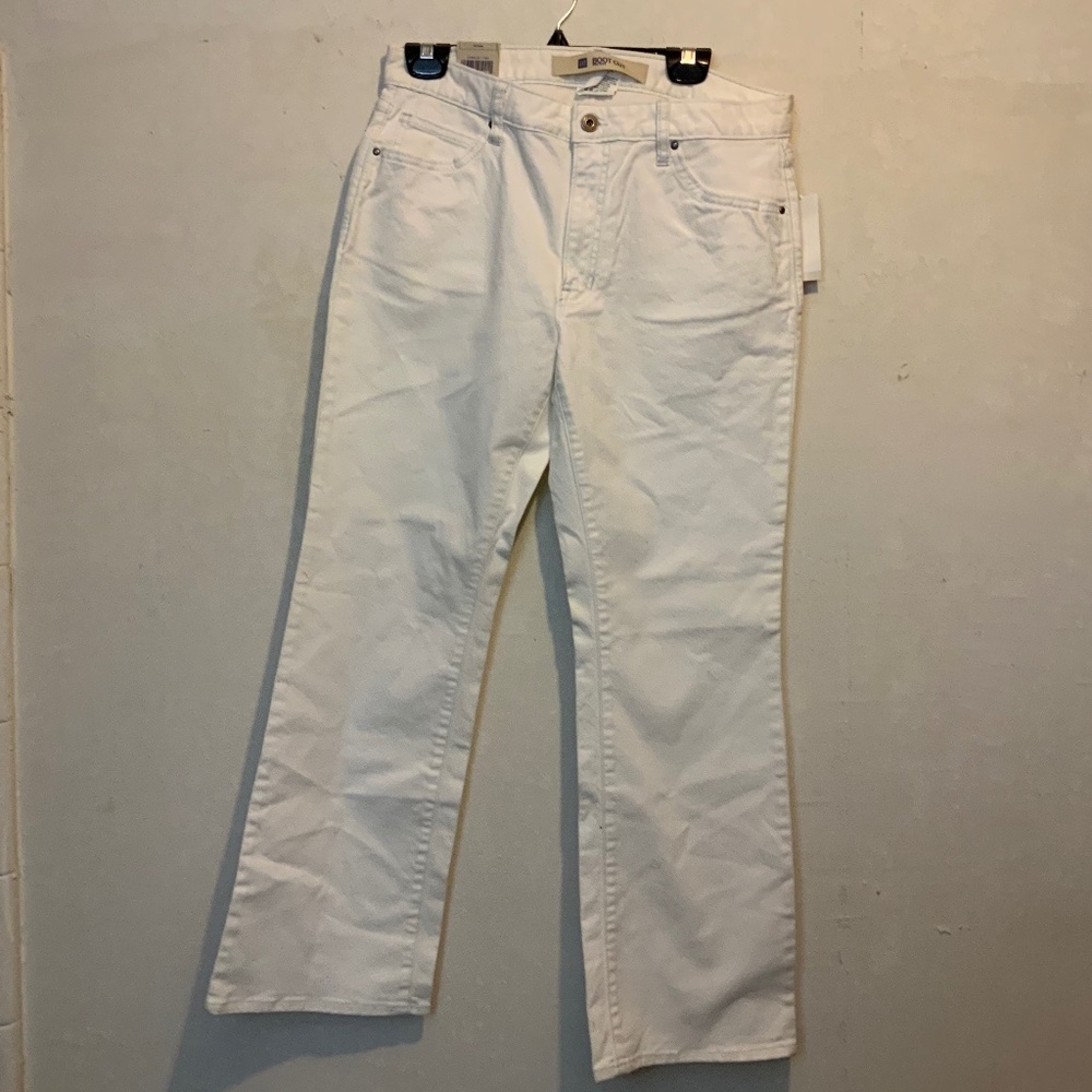 NWT Gap White Bootcut Jeans Size 10
